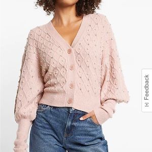 Express bedazzled cardigan